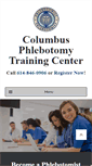 Mobile Screenshot of columbusphlebotomy.com